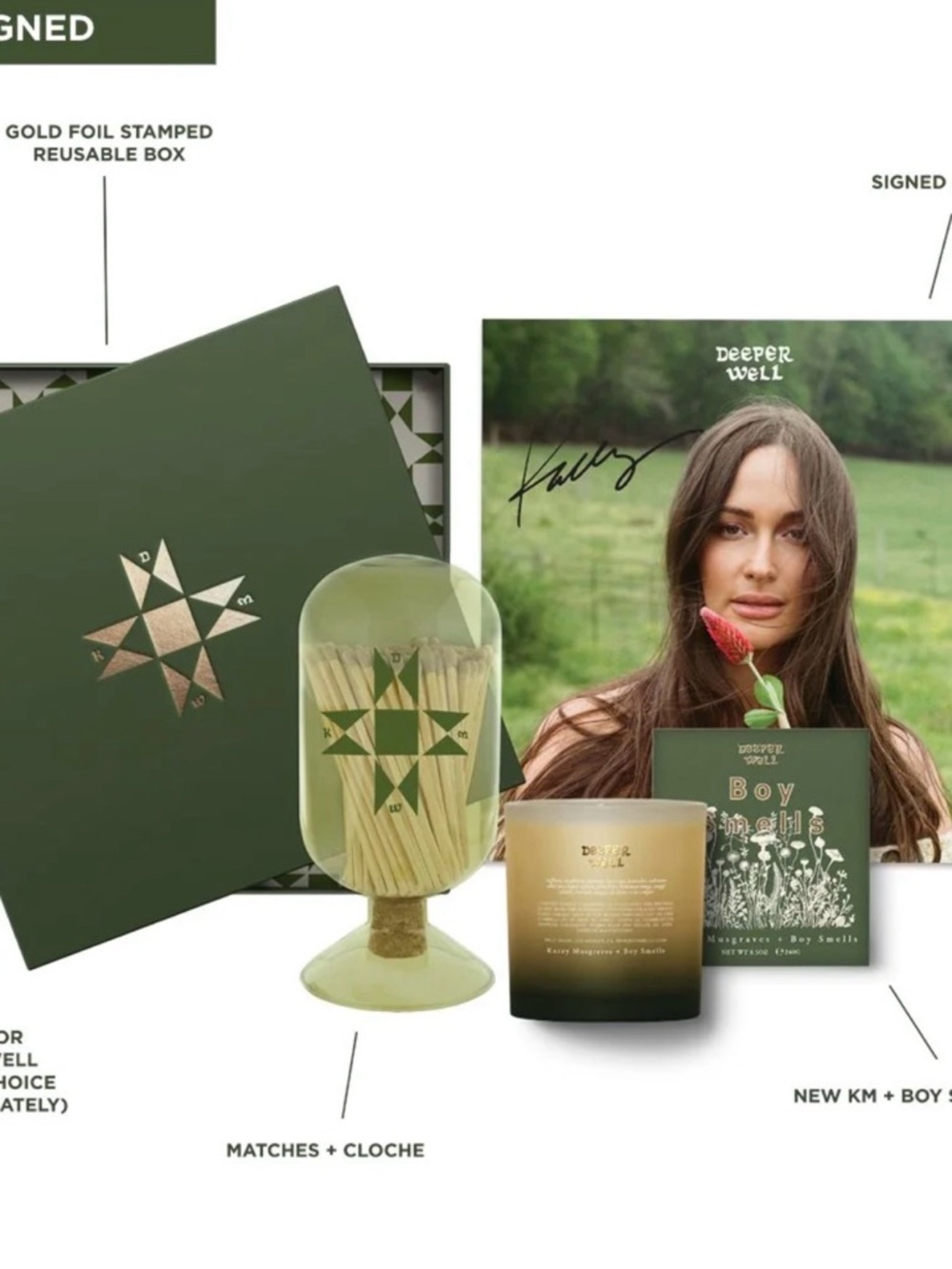 ISO LOOKING FOR Kacey Musgraves Deeper Well signed box set!